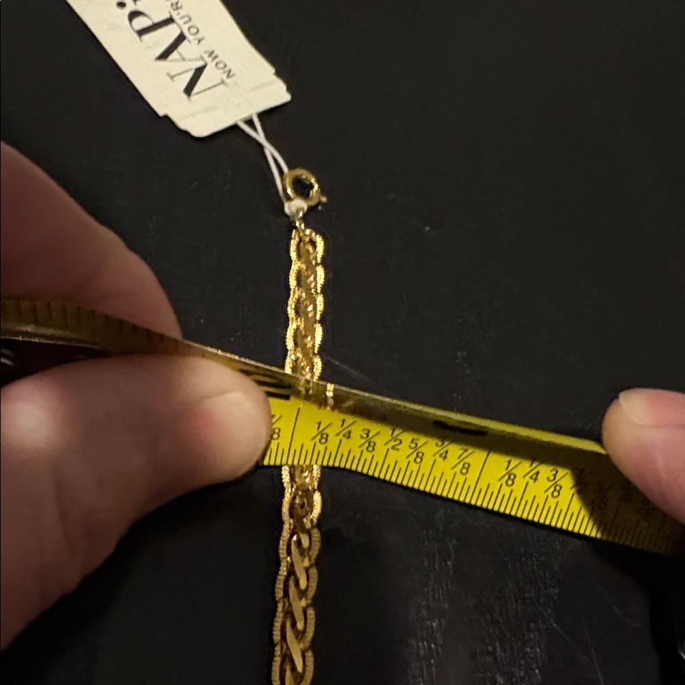 Napier Gold Braided Bracelet - Picture 5 of 5